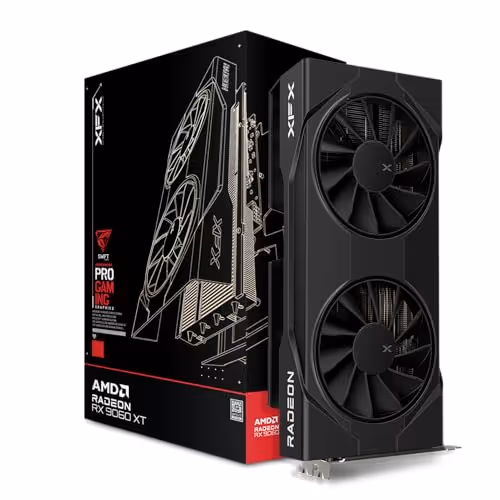 XFX Radeon RX 9060 XT Swift OC 8GB GDDR6 Black Dual Fan