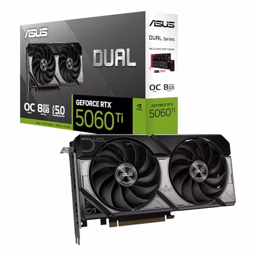 ASUS Dual GeForce RTX 5060 Ti 8GB GDDR7 OC Edition