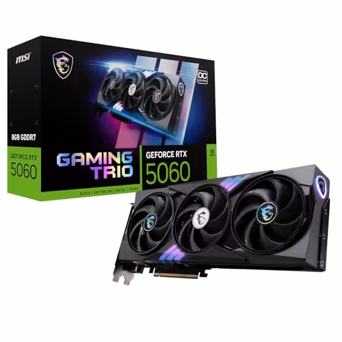 MSI GeForce RTX 5060 8G GAMING TRIO OC GDDR7