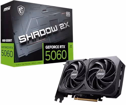 MSI SHADOW 2X OC GeForce RTX 5060 8GB GDDR7