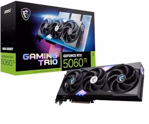 MSI GeForce RTX 5060 Ti 8G GAMING TRIO OC GDDR7