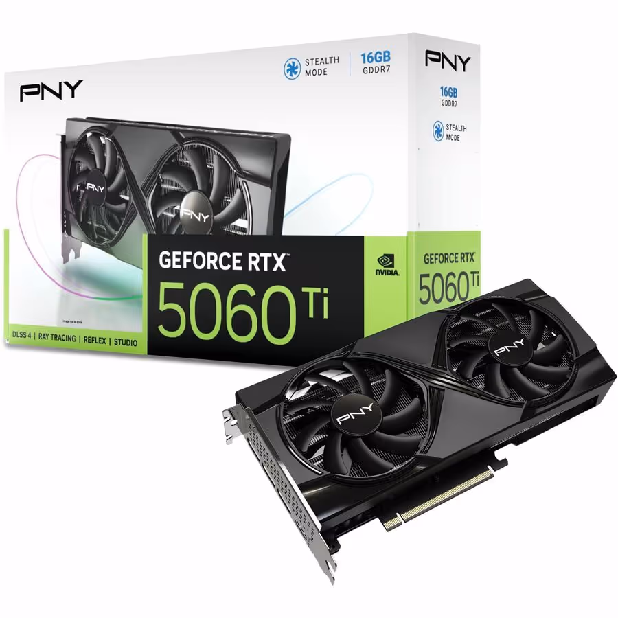 PNY GeForce RTX 5060 Ti 16GB GDDR7 Dual Fan