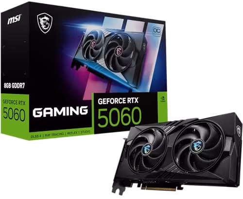 MSI GeForce RTX 5060 8G GAMING OC GDDR7