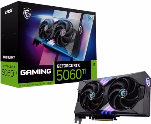 MSI GeForce RTX 5060 Ti 8G GAMING OC GDDR7