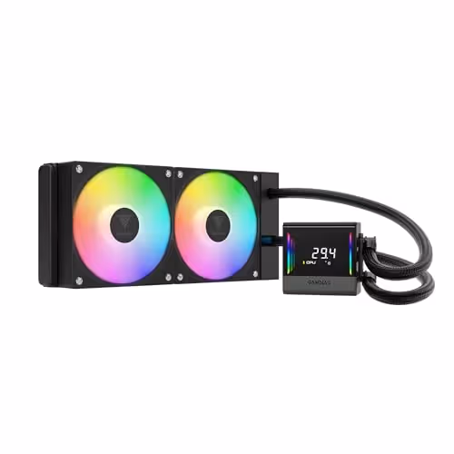 GAMDIAS CHIONE E4 Water 240mm 73.36 CFM Black