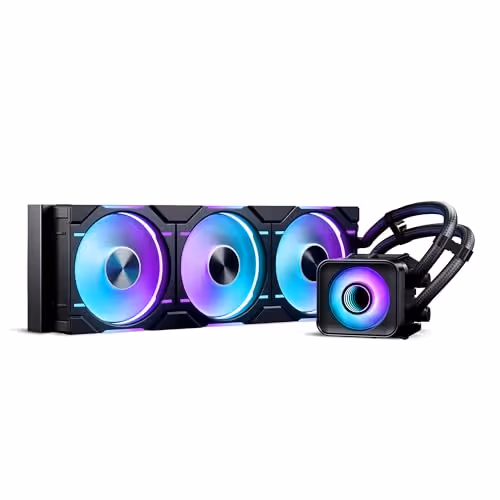 Phanteks Glacier One D30 X2 72.72 CFM Water 360mm Black