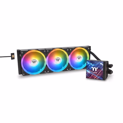 Thermaltake MAGFloe 360 Ultra ARGB Sync 57.11 CFM Water 360mm Black