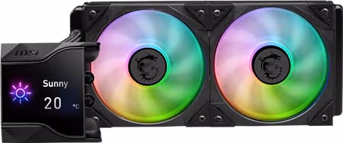 MSI MPG CORELIQUID D240 Water 240mm 77.4 CFM Black