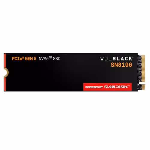 Western Digital WD_BLACK SN8100 2TB M.2-2280 SSD PCIe 5.0 X4 NVME