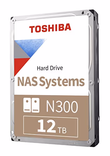 Toshiba N300 NAS 12 TB HDD 3.5" 7200RPM SATA