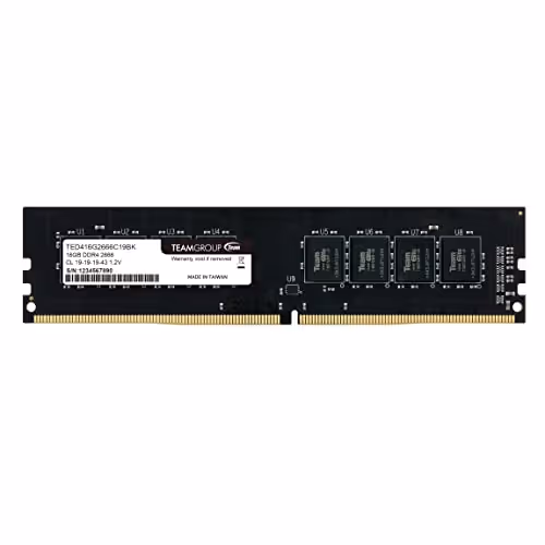 TEAMGROUP Elite Black DDR4-2666 CL19 16GB (1x16GB)