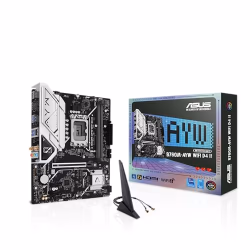 ASUS AYW B760M-AYW WIFI D4 II LGA1700 Micro-ATX