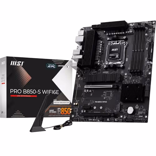MSI B850 PRO B850-S WIFI6E AM5 DDR5 ATX