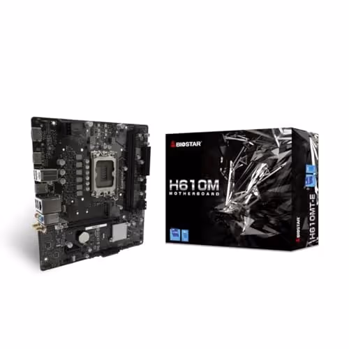 Biostar H610 MT-E LGA1700 DDR4 Micro ATX