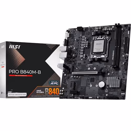 MSI PRO B840M-B AM5 DDR5 Micro ATX