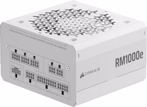 Corsair RM1000e (2025) White 1000W Fully Modular