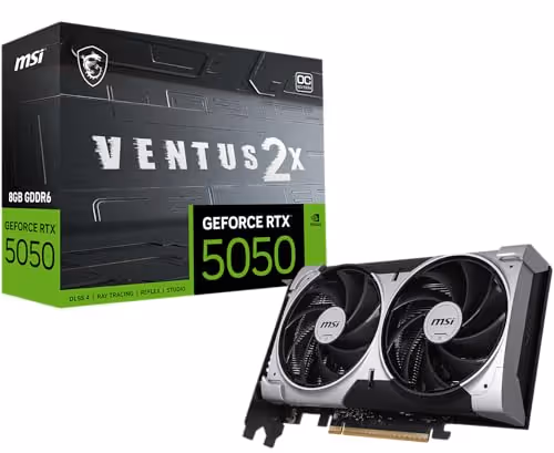 MSI GeForce RTX 5050 8G VENTUS 2X OC GDDR6