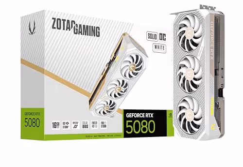 Zotac GAMING GeForce RTX 5080 SOLID OC White Edition 16GB GDDR7