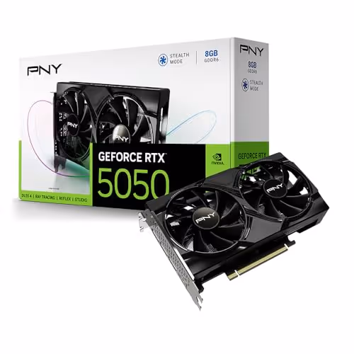 PNY GeForce RTX 5050 8GB GDDR6 Dual Fan