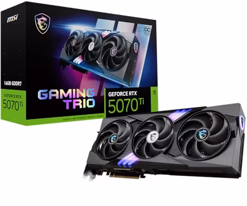MSI GeForce RTX 5070 Ti 16G GAMING TRIO OC PLUS GDDR7