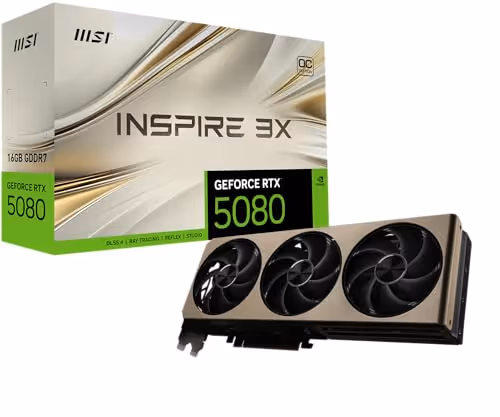 MSI INSPIRE 3X GeForce RTX 5080 16GB