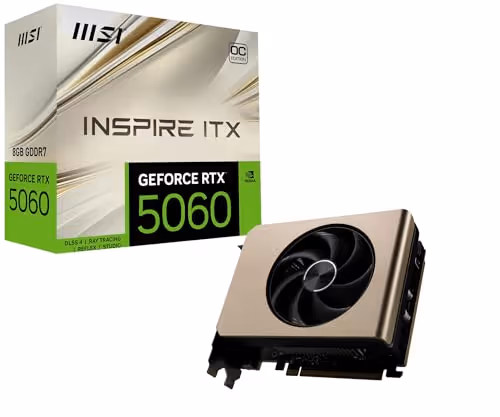 MSI GeForce RTX 5060 8G INSPIRE ITX GDDR7