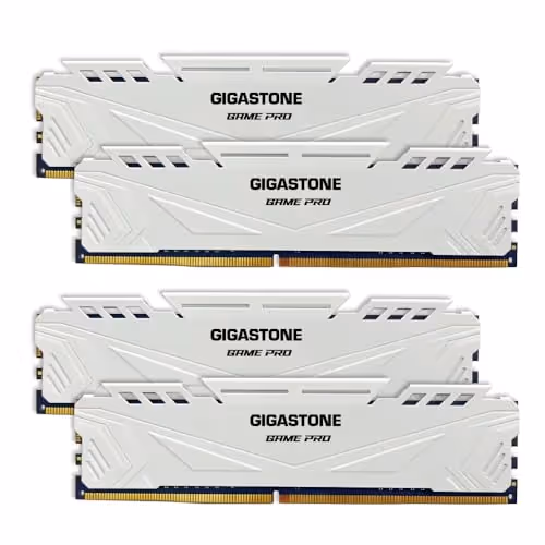 GIGASTONE Game PRO 64GB Kit (4x16GB) DDR4 3200MHz CL16 White
