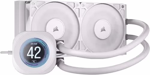 Corsair NAUTILUS 240 RS LCD Water 240mm 72.8 CFM White