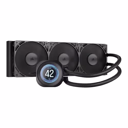 Corsair NAUTILUS Water 360mm RS LCD 72.8 CFM Black