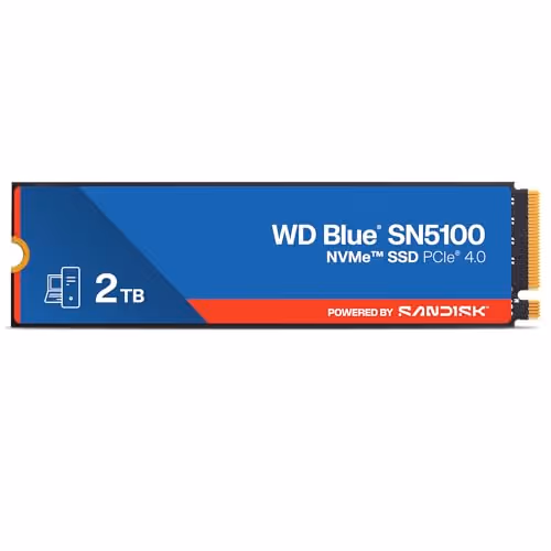 SanDisk WD Blue SN5100 2TB SSD M.2-2280 PCIe 4.0 x4 NVMe