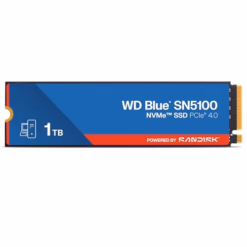 SanDisk WD Blue SN5100 1TB SSD M.2-2280 PCIe 4.0 x4 NVMe