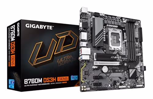 Gigabyte B760M DS3H GEN5 LGA1700 DDR5 Micro ATX