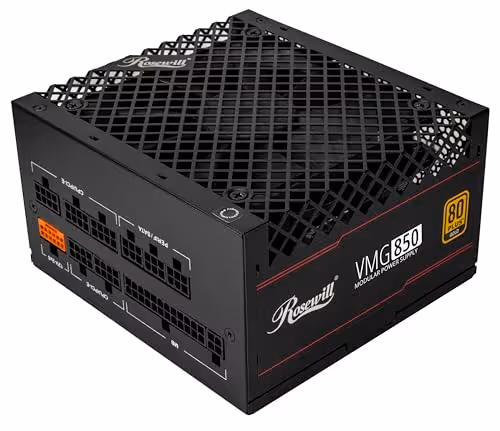 Rosewill VMG Black 850W Fully Modular 80+ Gold Certified