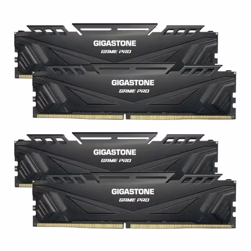 GIGASTONE Game PRO 64GB Kit (4x16GB) DDR4 3600 MHz CL18 BLACK