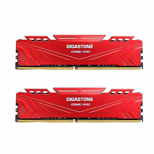 GIGASTONE Game PRO 32GB Kit (2x16GB) 3200MHz DDR4 CL16 RED