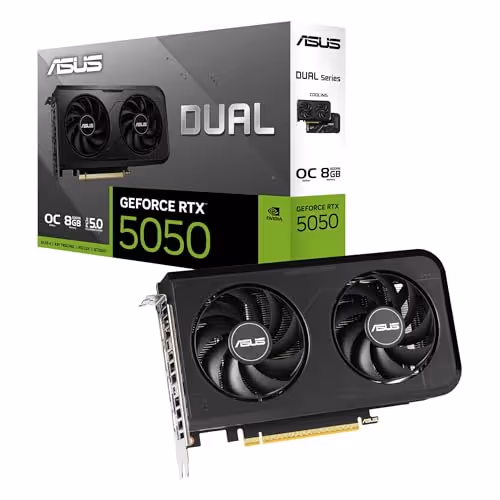 ASUS Dual GeForce RTX 5050 8GB GDDR6 OC Edition