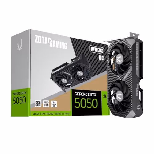 ZOTAC GAMING GeForce RTX 5050 Twin Edge OC White Edition 8GB GDDR6