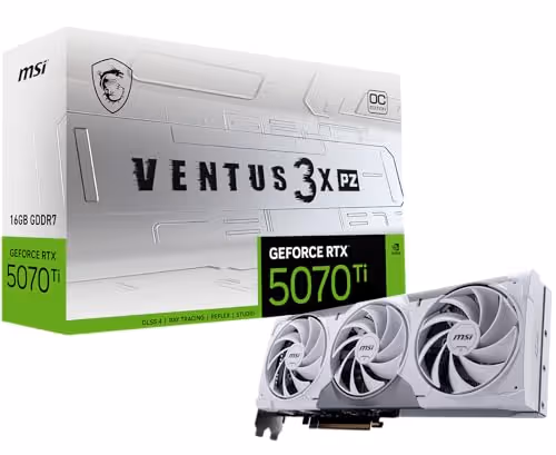 MSI GeForce RTX 5070 Ti 16G VENTUS 3X PZ OC GDDR7