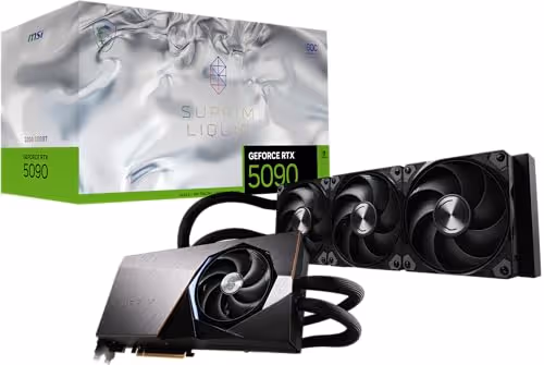 MSI GeForce RTX 5090 32G SUPRIM LIQUID SOC GDDR7