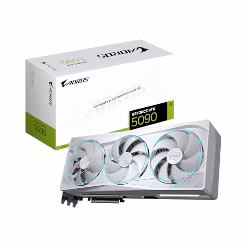 Gigabyte AORUS GeForce RTX™ 5090 STEALTH ICE 32G GDDR7