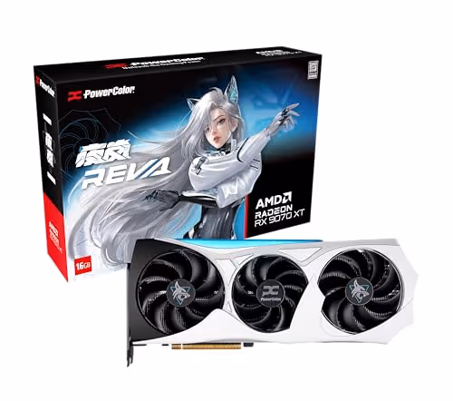 PowerColor Hellhound AMD Radeon RX 9070 XT 16GB GDDR6 Reva Edition