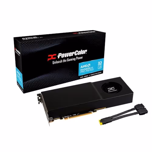 PowerColor Radeon™ AI PRO R9700 32GB GDDR6