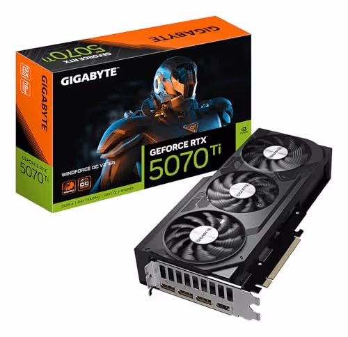 GIGABYTE GeForce RTX 5070 Ti WINDFORCE OC V2 16G GDDR7