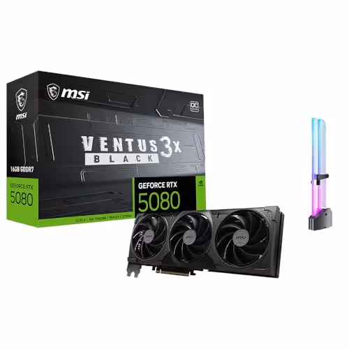MSI GeForce RTX 5080 16G VENTUS 3X BLACK OC