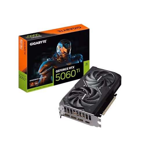 GIGABYTE GeForce RTX 5060 Ti WINDFORCE MAX OC 8GB GDDR7