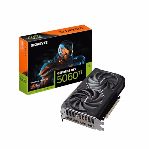 GIGABYTE GeForce RTX 5060 Ti WINDFORCE MAX OC 16G GDDR7
