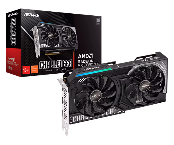 ASRock AMD Radeon RX 9060 XT Challenger 16GB GDDR6
