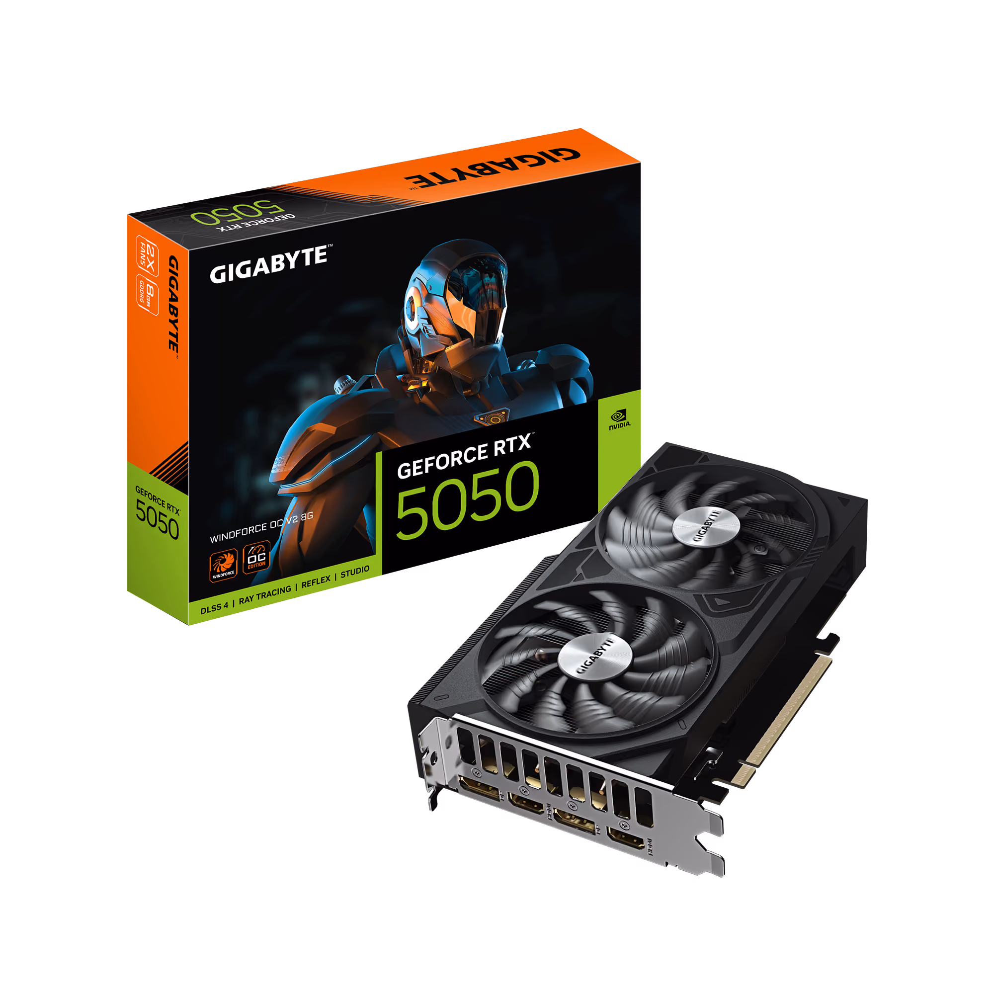 Gigabyte GeForce RTX 5050 WINDFORCE OC V2 8G