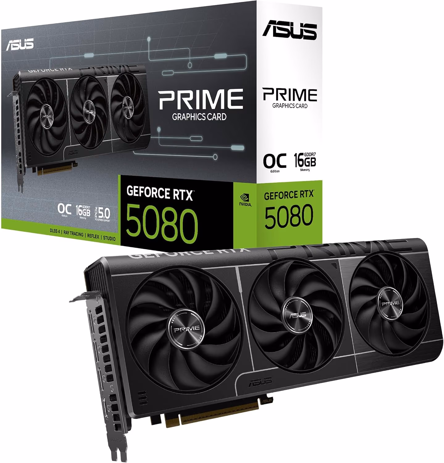 ASUS PRIME GeForce RTX 5080 EVO 16GB GDDR7 OC Edition