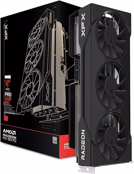 XFX Swift Radeon RX 9070 GRE Black Triple Fan Gaming Edition 12GB GDDR6